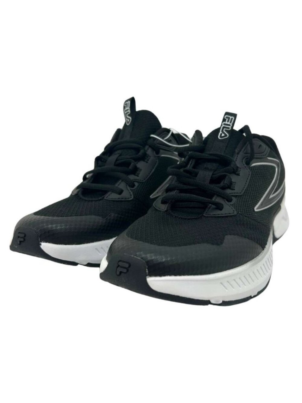 NWT FILA Men’s Action-Stride Energized Black Running Shoes Size 12